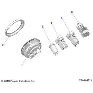 Assembly-Cluster,Cpia3,Sxs,Blu,Chl6 by Polaris 3280858 OEM Hardware P3280858 Off Road Express