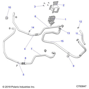 Assembly-Coolant,Eng To 3Way,Assembly by Polaris 2522261 OEM Hardware P2522261 Off Road Express