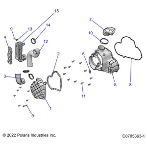 Assembly-Cover,Alt,Inner by Polaris 2638429 OEM Hardware P2638429 Off Road Express