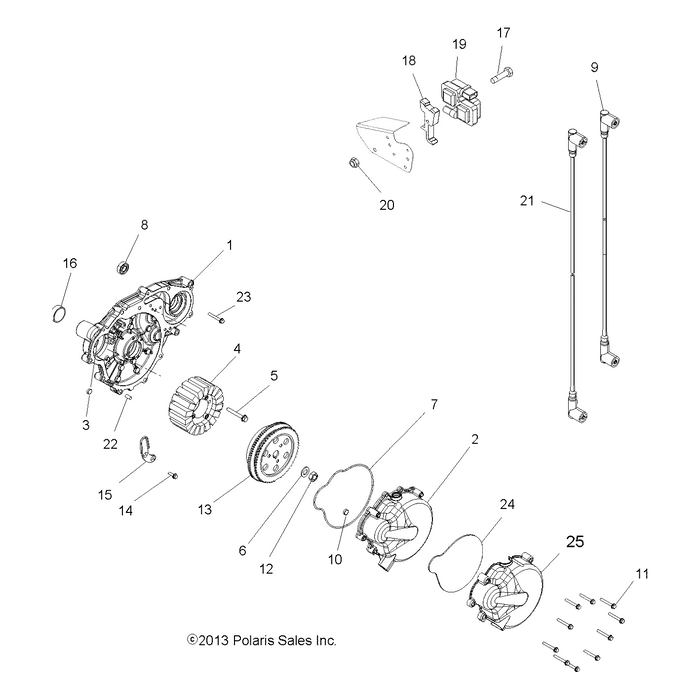 Assembly-Cover,Engine Mag by Polaris