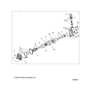 Assembly-Cover,Hub,Adc by Polaris 3236728 OEM Hardware P3236728 Off Road Express