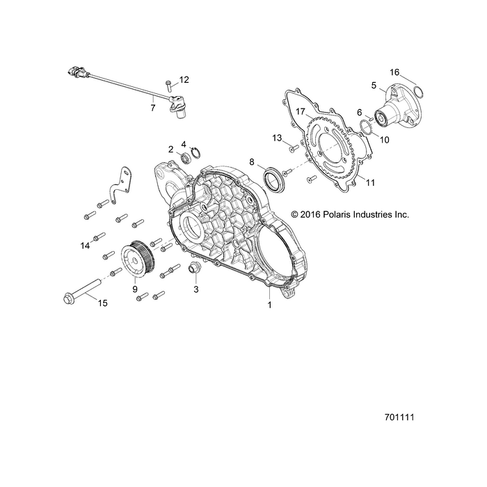 Assembly,Cover-Hvac Mount by Polaris