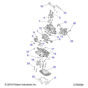 Assembly-Crankcase by Polaris 3023497 OEM Hardware P3023497 Off Road Express Drop Ship