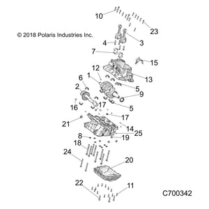 Assembly-Crankshaft Hvac by Polaris 3024017 OEM Hardware P3024017 Off Road Express Drop Ship