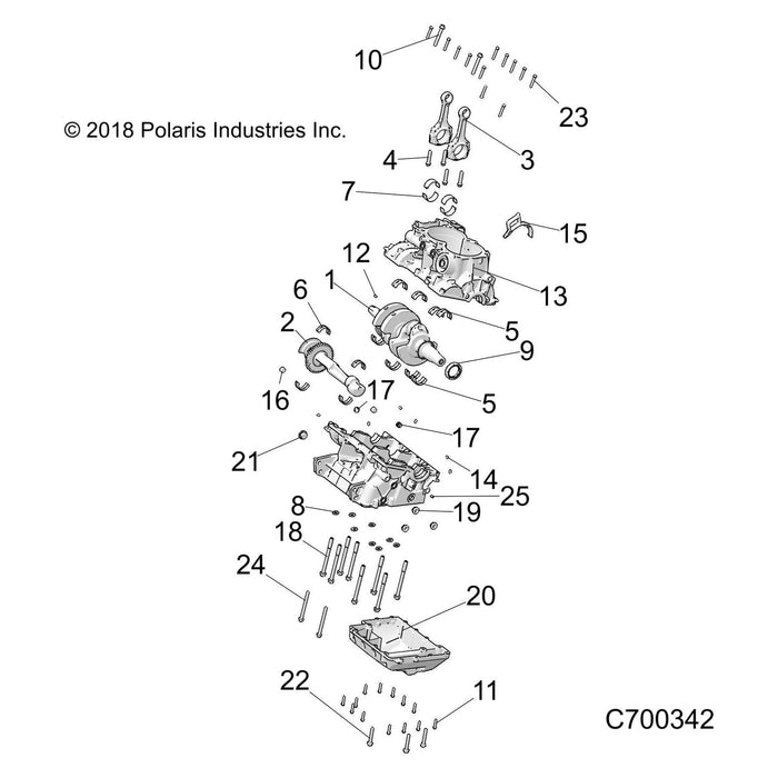 Assembly-Crankshaft Hvac by Polaris