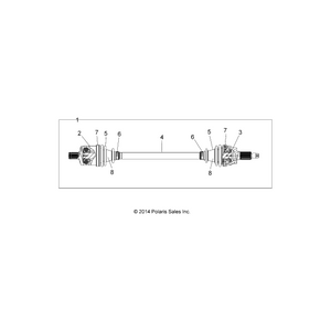 Assembly-Cv,Pr-060 by Polaris 1333298 OEM Hardware P1333298 Off Road Express