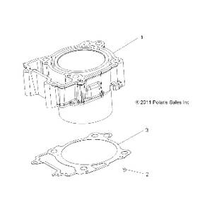 Assembly-Cylinder,99Mm by Polaris 3024041 OEM Hardware P3024041 Off Road Express