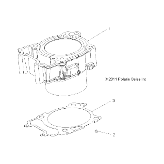 Assembly-Cylinder,99Mm by Polaris