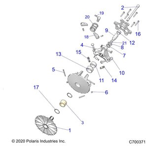 Assembly-Drive Clutch,Basic,P90X by Polaris 1327240 OEM Hardware P1327240 Off Road Express Drop Ship