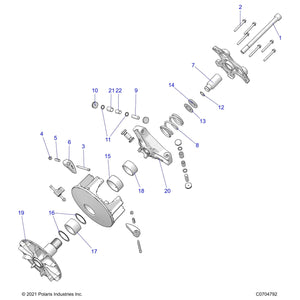 Assembly-Drv Cltch,Bsc,P190Xnebs by Polaris 1323801 OEM Hardware P1323801 Off Road Express Drop Ship