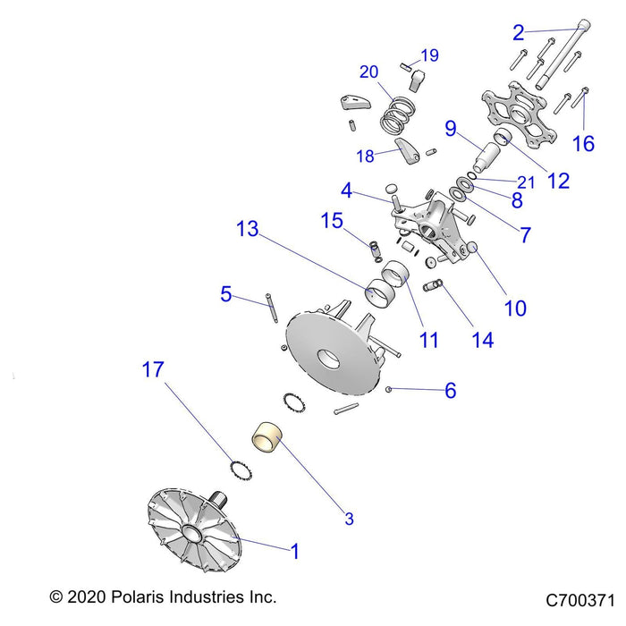 Assembly-Drv Cltch,Bsc,P190Xnebs by Polaris