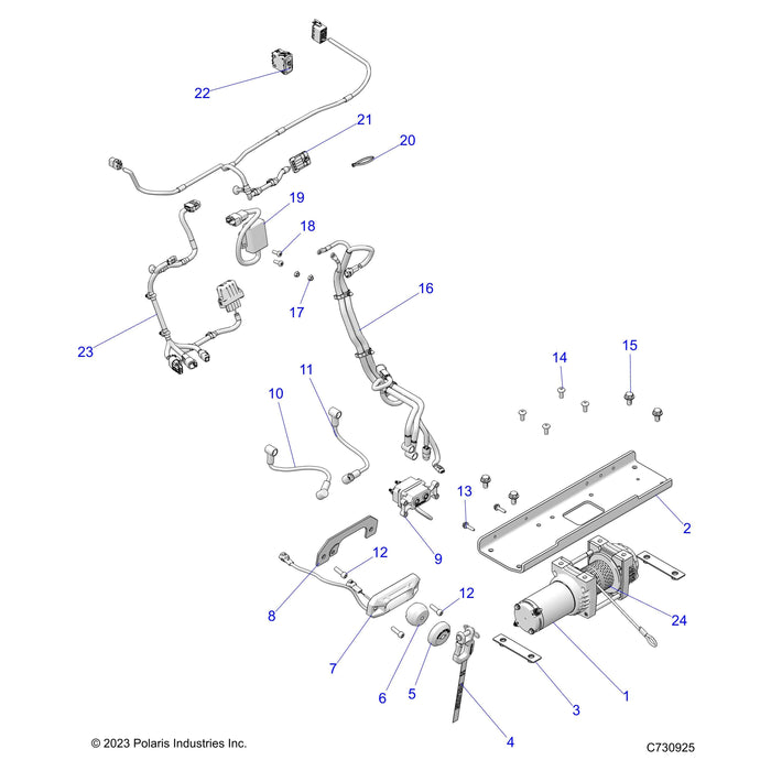 Assembly-Fairlead,Hws,Mach,Ult,Nrw by Polaris