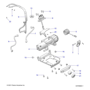 Assembly-Fairlead,Hws,Mach,Ult,Wide by Polaris 2637781 OEM Hardware P2637781 Off Road Express