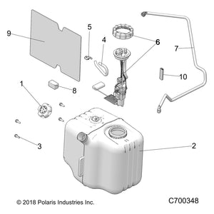 Assembly-Fuel Line,Rail-Tank,3P,Fs by Polaris 2521633 OEM Hardware P2521633 Off Road Express