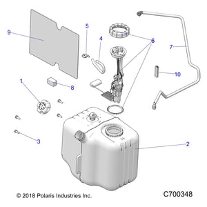 Assembly-Fuel Line,Rail-Tank,6P,Fs by Polaris 2522186 OEM Hardware P2522186 Off Road Express