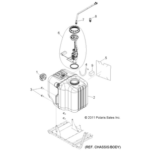 Assembly-Fuel Line,Twin,Formed by Polaris 2521178 OEM Hardware P2521178 Off Road Express