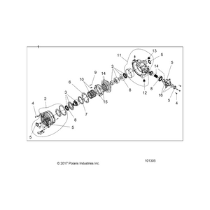 Assembly-Gear Housing &Amp; Pinion by Polaris 3235636 OEM Hardware P3235636 Off Road Express Drop Ship