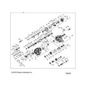 Assembly-Gearcase,Main,2X4 by Polaris 1333595 OEM Hardware P1333595 Off Road Express Drop Ship