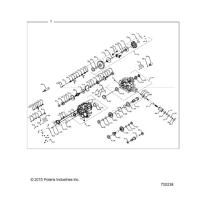 Assembly-Gearcase,Main,Ebs by Polaris 1333504 OEM Hardware P1333504 Off Road Express Drop Ship