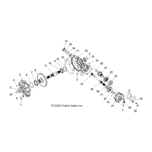 Assembly-Gearcase,Mid by Polaris 1332389 OEM Hardware P1332389 Off Road Express Drop Ship