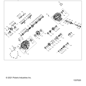 Assembly-Gearcase,Mud by Polaris 1337020 OEM Hardware P1337020 Off Road Express Drop Ship