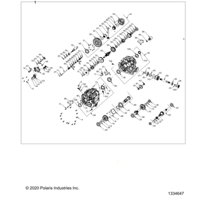 Assembly-Gearcase,Rear,Pb,Diff by Polaris 1334647 OEM Hardware P1334647 Off Road Express Drop Ship