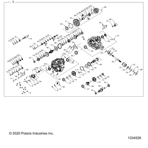 Assembly-Gearcase,Rgr 1000 by Polaris 1334526 OEM Hardware P1334526 Off Road Express Drop Ship