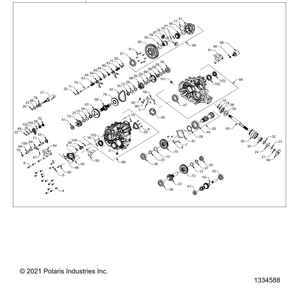 Assembly-Gearcase,Rgr 570 by Polaris 1334588 OEM Hardware P1334588 Off Road Express Drop Ship