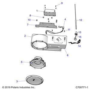 Assembly-Grill,10 Sub by Polaris 2414937 OEM Hardware P2414937 Off Road Express