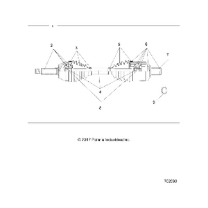 Assembly-Halfshaft,Front by Polaris 1336966 OEM Hardware P1336966 Off Road Express