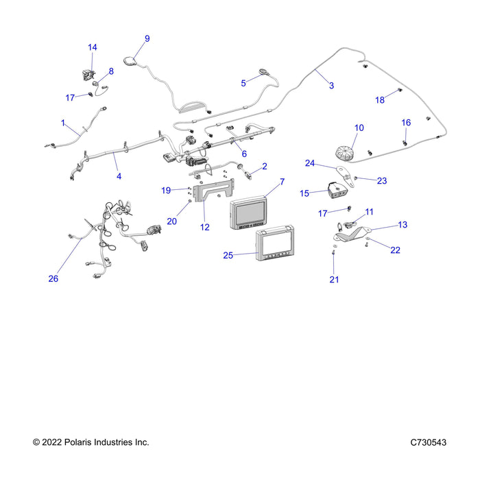 Assembly-Harness,Infotainment,Rc by Polaris