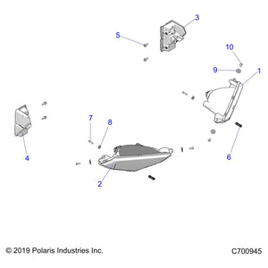 Assembly-Headlight Ece,Rgr,Lh by Polaris 2415401 OEM Hardware P2415401 Off Road Express