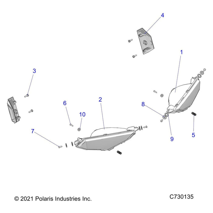 Assembly-Headlight,Lh by Polaris