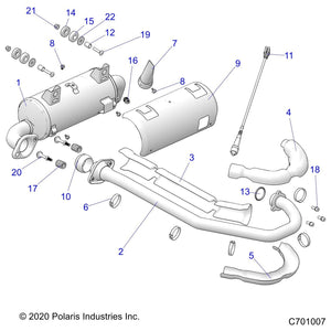 Assembly-Headpipe,Nrmm by Polaris 1263426 OEM Hardware P1263426 Off Road Express