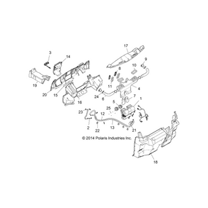 Assembly-Heater/Blower Sys, Rgr,Le by Polaris 1240884 OEM Hardware P1240884 Off Road Express Drop Ship