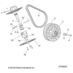 Assembly-Helix,Mach,40-48Ba67 by Polaris 1323526 OEM Hardware P1323526 Off Road Express