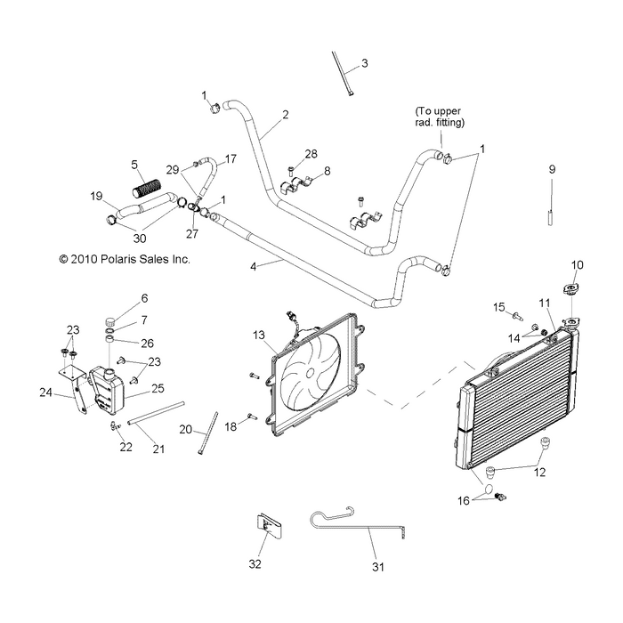 Assembly-Hose,Eng In by Polaris