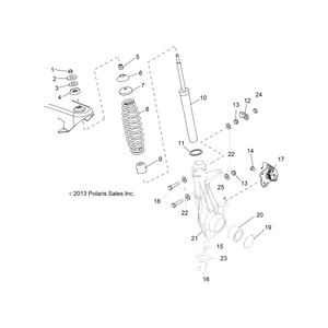 Assembly-Hubstrut,Lh by Polaris 1824111 OEM Hardware P1824111 Off Road Express