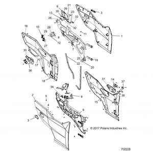 Assembly-Latch,Rtry,2 Stage,Rr,Right by Polaris 7082334 OEM Hardware P7082334 Off Road Express