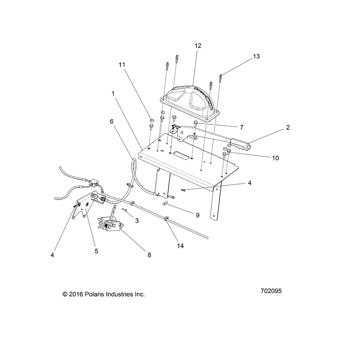 Assembly-Lever,Park Brake by Polaris