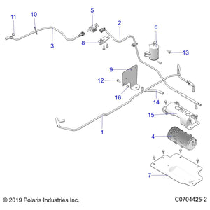 Assembly-Line,Canister To Purge by Polaris 2521865 OEM Hardware P2521865 Off Road Express