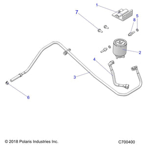 Assembly-Line,Post-Filter,Fuel by Polaris 2522073 OEM Hardware P2522073 Off Road Express