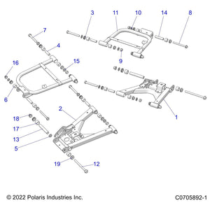 Assembly-Pivot Cap,Sealed,M12 by Polaris 1543790 OEM Hardware P1543790 Off Road Express