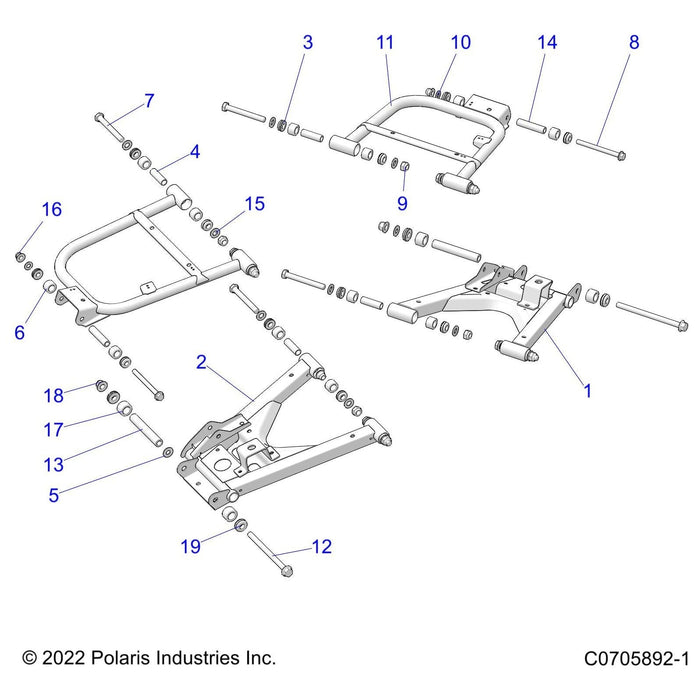 Assembly-Pivot Cap,Sealed,M12 by Polaris