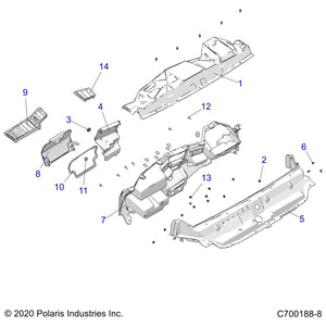 Assembly-Pnl,Console,Cntrls 2 by Polaris 2638289 OEM Hardware P2638289 Off Road Express