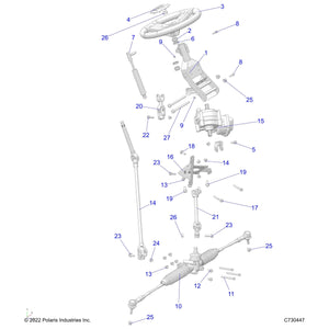 Assembly-Power Steering,2.5T,250K by Polaris 2416569 OEM Hardware P2416569 Off Road Express Drop Ship