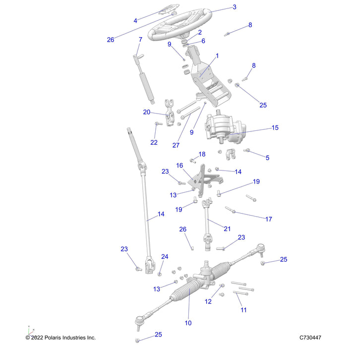 Assembly-Power Steering,2.5T,250K by Polaris