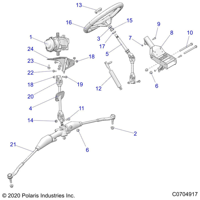 Assembly-Power Steering,2.5T,250K by Polaris