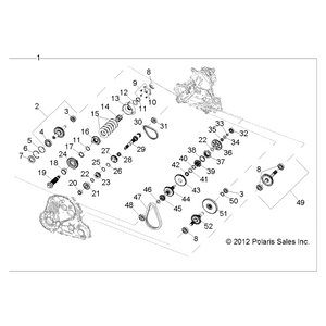 Assembly-Prim.Shaft,47 T.(411619/0) by Polaris 2204333 OEM Hardware P2204333 Off Road Express