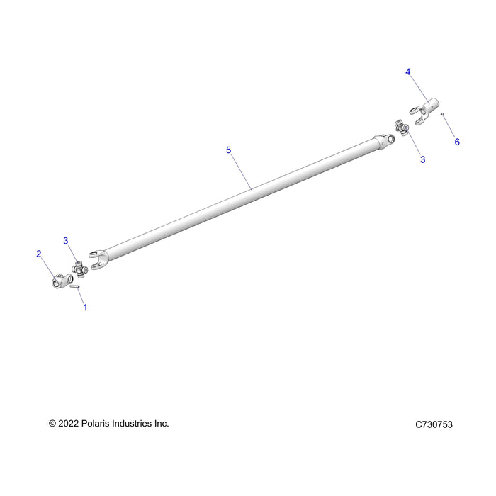 Assembly-Propshaft by Polaris